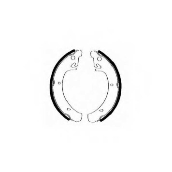 Комплект колодок стояночной тормозной системы SCT Germany SS 501