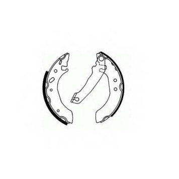 Комплект колодок стояночной тормозной системы SCT Germany SS 537