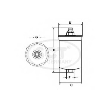 Фильтр топливный SCT Germany ST 310-2