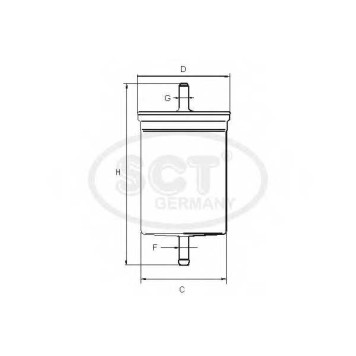 Фильтр топливный SCT Germany ST 314-2