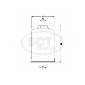 Фильтр топливный SCT Germany ST 320-2