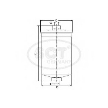 Фильтр топливный SCT Germany ST 329-2