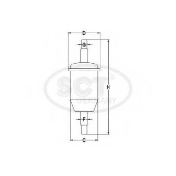 Фильтр топливный SCT Germany ST 337-2