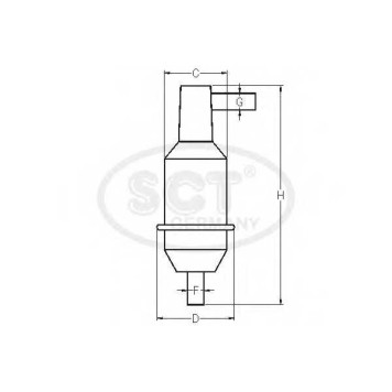 Фильтр топливный SCT Germany ST 340-2