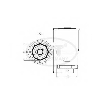 Фильтр топливный SCT Germany ST 377-2