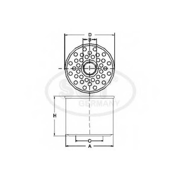 Фильтр топливный SCT Germany ST 702-3