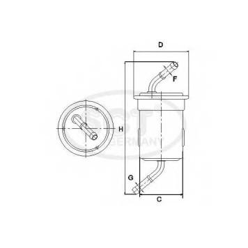 Фильтр топливный SCT Germany ST 710-2