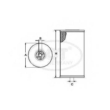 Фильтр топливный SCT Germany ST 756-3