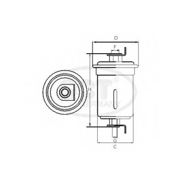 Фильтр топливный SCT Germany ST 762-2