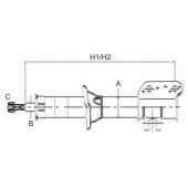 Амортизатор передний правый для DAEWOO MATIZ(KLYA) <b>SCT GERMANY Z 3110R</b>