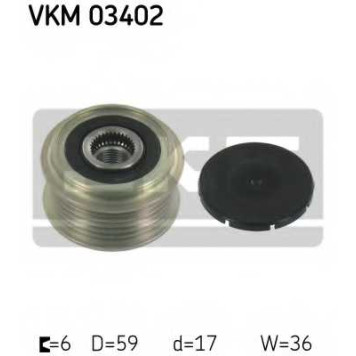 Механизм свободного хода генератора SKF VKM 03402