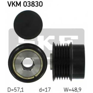 Механизм свободного хода генератора SKF VKM 03830