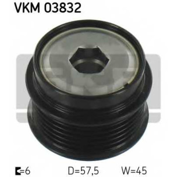 Механизм свободного хода генератора SKF VKM 03832