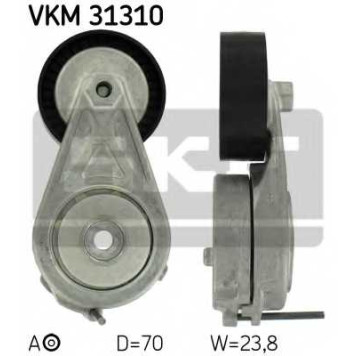 Натяжной ролик поликлинового ременя SKF VKM 31310