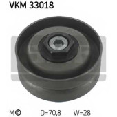 Натяжной ролик поликлинового ременя SKF VKM 33018