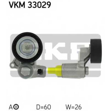 Натяжной ролик поликлинового ременя SKF VKM 33029