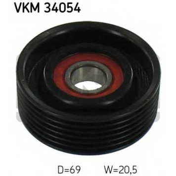 Паразитный / ведущий ролик поликлинового ременя SKF VKM 34054