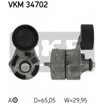 Натяжной ролик поликлинового ременя SKF VKM 34702