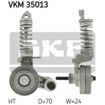 Натяжной ролик поликлинового ременя SKF VKM 35013
