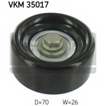 Паразитный / ведущий ролик поликлинового ременя SKF VKM 35017