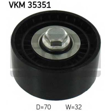 Паразитный / ведущий ролик поликлинового ременя SKF VKM 35351