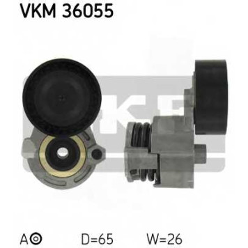 Натяжной ролик поликлинового ременя SKF VKM 36055