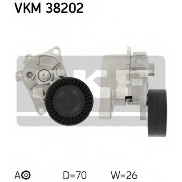 Натяжной ролик поликлинового ременя SKF VKM 38202