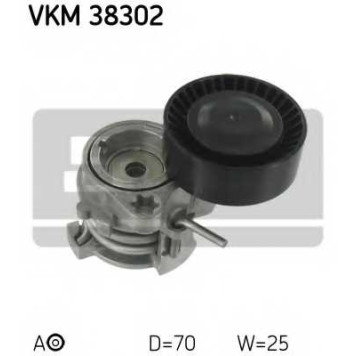 Натяжной ролик поликлинового ременя SKF VKM 38302