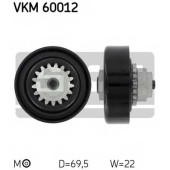 Обводной ролик приводного ремня CHEVROLET AVEO / MATIZ / SPARK 1,0 / 1,2 <b>SKF VKM60012</b>