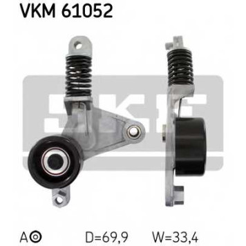 Натяжной ролик поликлинового ременя SKF VKM 61052