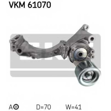 Натяжной ролик поликлинового ременя SKF VKM 61070