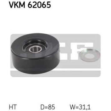 Натяжной ролик поликлинового ременя SKF VKM 62065