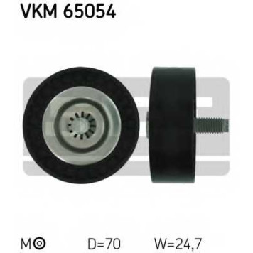 Обводной ролик приводного ремня CITROEN C-CROSSER / MITSUBISHI ASX / LANCER / RVR 1,8 / 2,0 <b>SKF VKM65054</b>