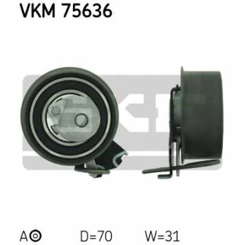Натяжной ролик ременя ГРМ SKF VKM 75636