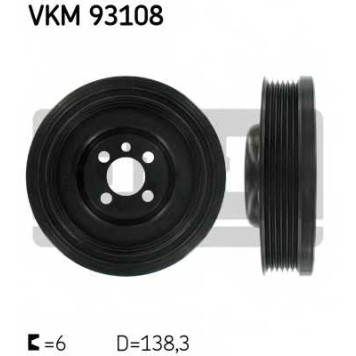 Ременный шкив коленвала SKF VKM 93108