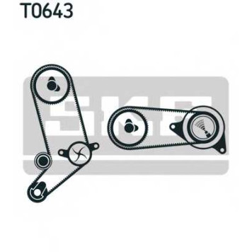 Комплект ремня ГРМ SKF VKMA 01266-1