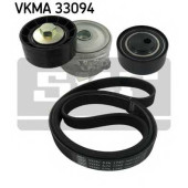 Поликлиновой ременный комплект SKF VKMA 33094
