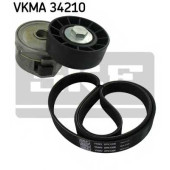 Поликлиновой ременный комплект SKF VKMA 34210