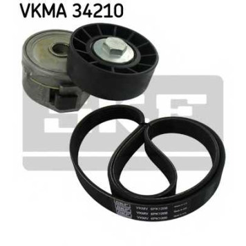 Поликлиновой ременный комплект SKF VKMA 34210