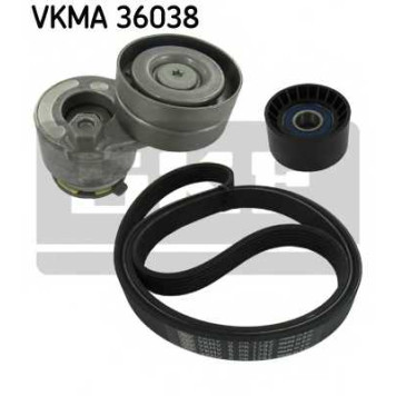 Поликлиновой ременный комплект SKF VKMA 36038