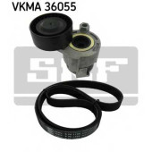 Поликлиновой ременный комплект SKF VKMA 36055