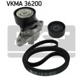 Поликлиновой ременный комплект SKF VKMA 36200
