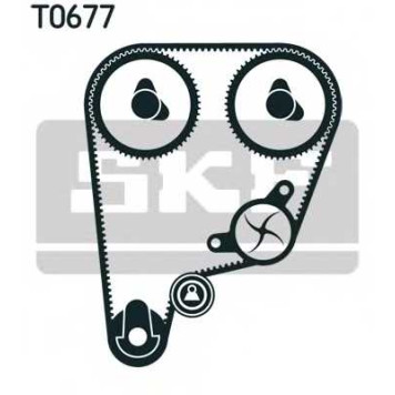 Комплект ремня ГРМ SKF VKMA 93210