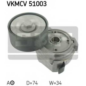 Натяжной ролик поликлинового ременя SKF VKMCV 51003