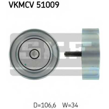 Паразитный / ведущий ролик поликлинового ременя SKF VKMCV 51009