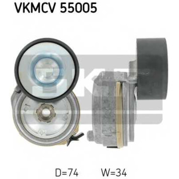 Натяжной ролик поликлинового ременя SKF VKMCV 55005