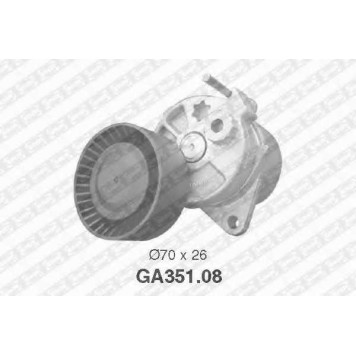 Натяжной ролик поликлинового ременя SNR GA351.08