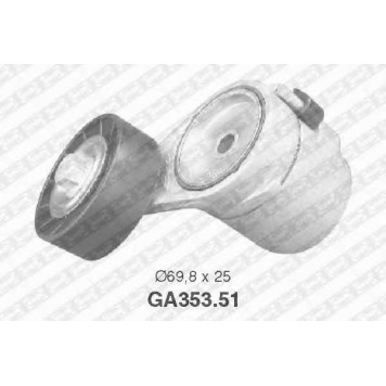 Натяжной ролик поликлинового ременя SNR GA353.51