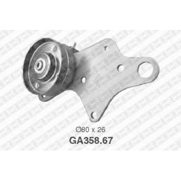 Натяжной ролик поликлинового ременя SNR GA358.67