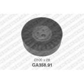 Натяжной ролик поликлинового ременя SNR GA358.91